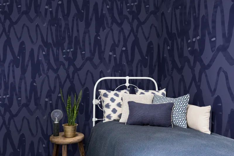 Fototapeta Pulse of Passion Blue Rebel Walls (2)