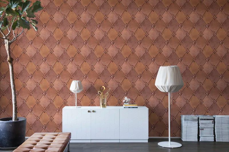 Fototapeta Leather Rhombs Rebel Walls (3)