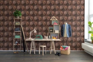 Fototapeta Leather Rhombs Vintage Rebel Walls R14122