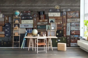 Fototapeta Stacked Suitcases Rebel Walls R14061