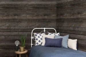 Fototapeta Stacked Suitcases Boards Rebel Walls R14064