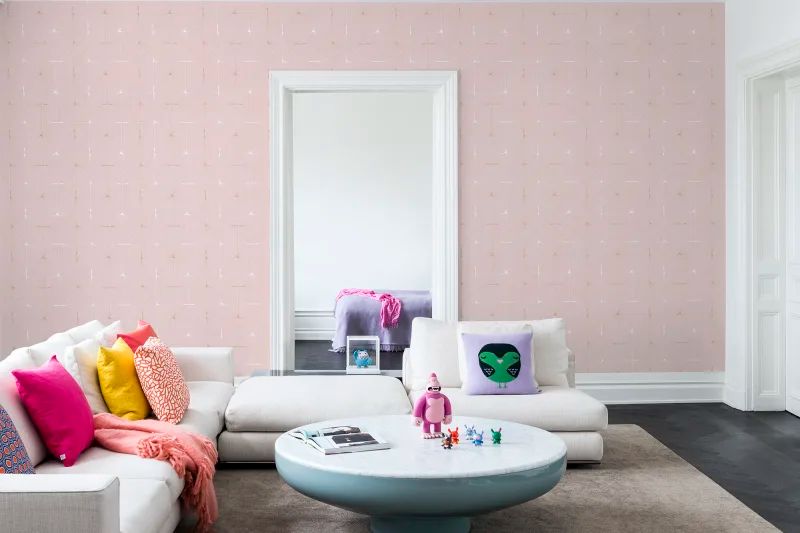 Fototapeta Perfect Fit Powder Pink Rebel Walls (3)