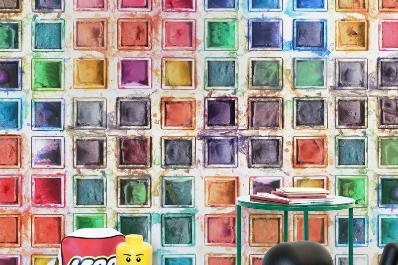 Fototapeta Rainbow Palette Rebel Walls (1)