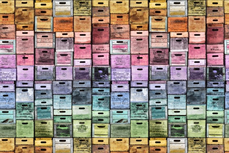 Fototapeta  Color Boxes Rebel Walls (2)