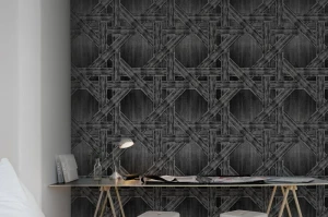 Fototapeta Denim Trellis Black Rebel Walls R13562