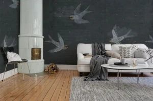 Fototapeta Concrete Art Night Swallow Rebel Walls R16972