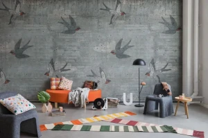 Fototapeta Concrete Art Swallow Rebel Walls R16971