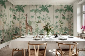Fototapeta Giraffe's Stroll Rebel Walls R16791