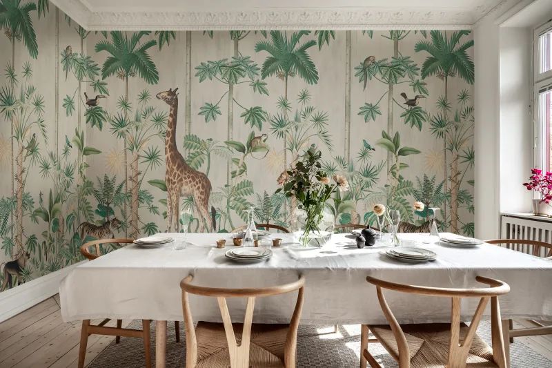 Fototapeta Giraffe's Stroll Rebel Walls (1)