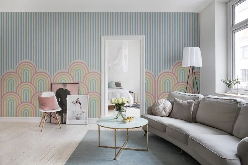 Fototapeta Hilltops Rainbow Rebel Walls (3)