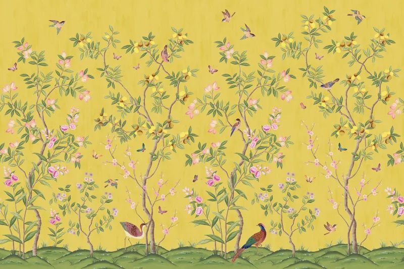 Fototapeta Chinoiserie Chic Saffron Rebel Walls (1)