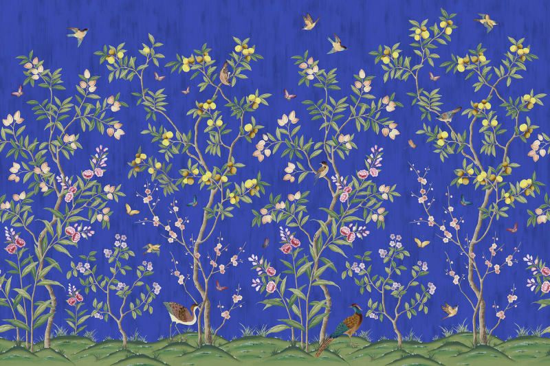 Fototapeta Chinoiserie Chic Cobalt Rebel Walls (2)