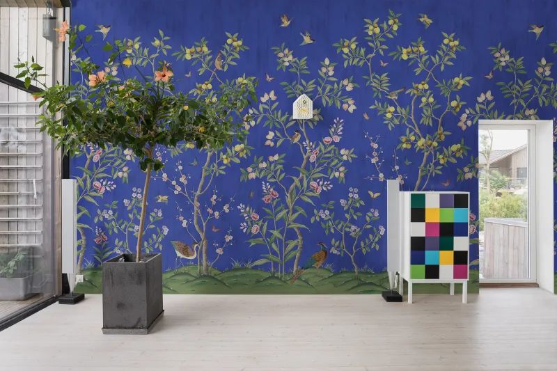 Fototapeta Chinoiserie Chic Cobalt Rebel Walls (4)