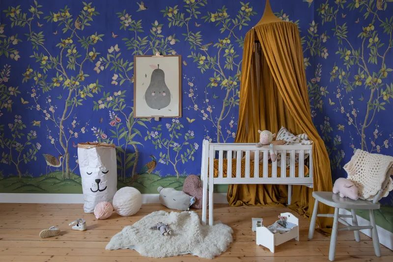 Fototapeta Chinoiserie Chic Cobalt Rebel Walls (3)