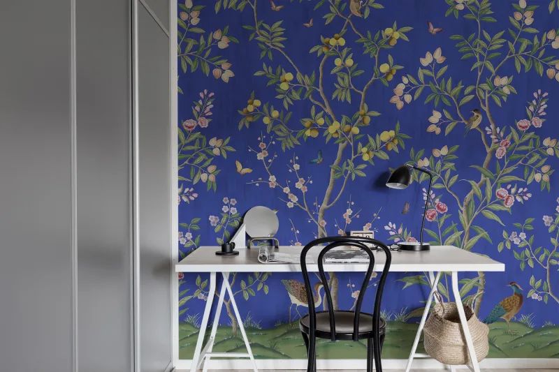 Fototapeta Chinoiserie Chic Cobalt Rebel Walls (1)