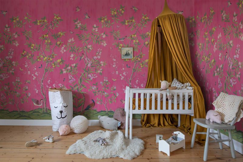 Fototapeta Chinoiserie Chic Fuchsia Rebel Walls (3)