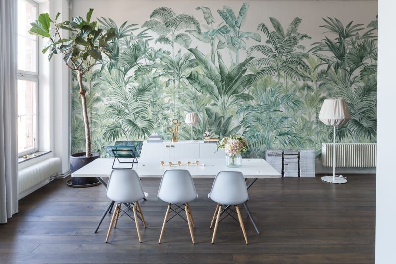 Fototapeta Pride Palms Emerald Rebel Walls (5)