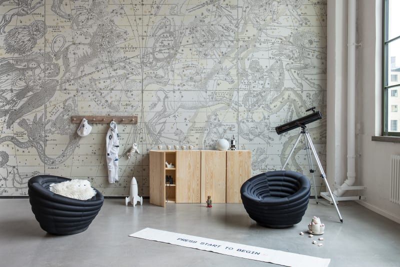 Fototapeta Star Map White Rebel Walls (4)