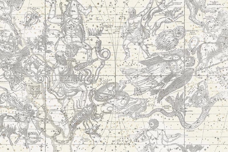 Fototapeta Star Map White Rebel Walls (3)