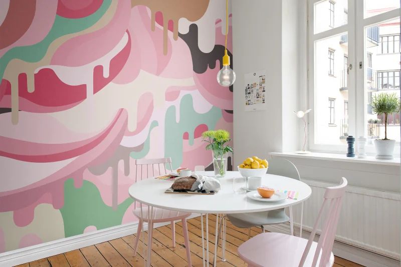 Fototapeta Dripping Rainbow Marshmallow Rebel Walls (3)
