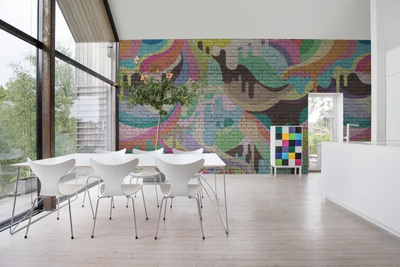 Fototapeta Dripping Rainbow Rebel Walls (1)