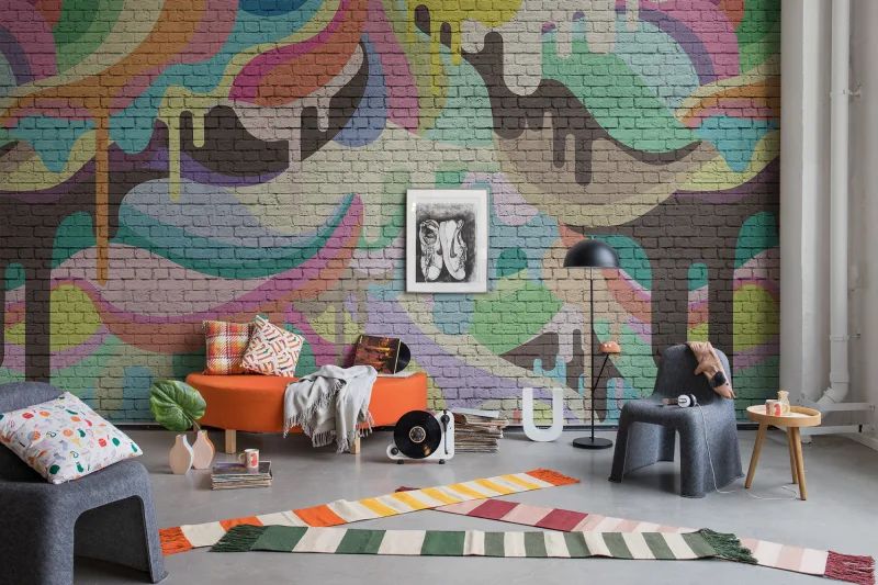 Fototapeta Dripping Rainbow Rebel Walls (2)