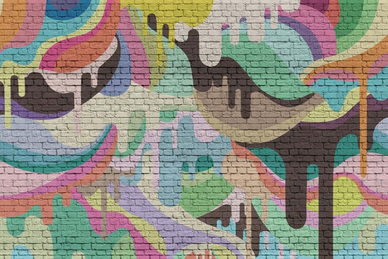 Fototapeta Dripping Rainbow Rebel Walls (3)