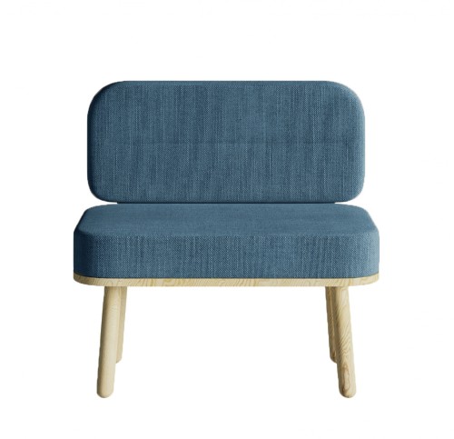 Siedzisko Nord 2 osobowe z oparciem 80 cm