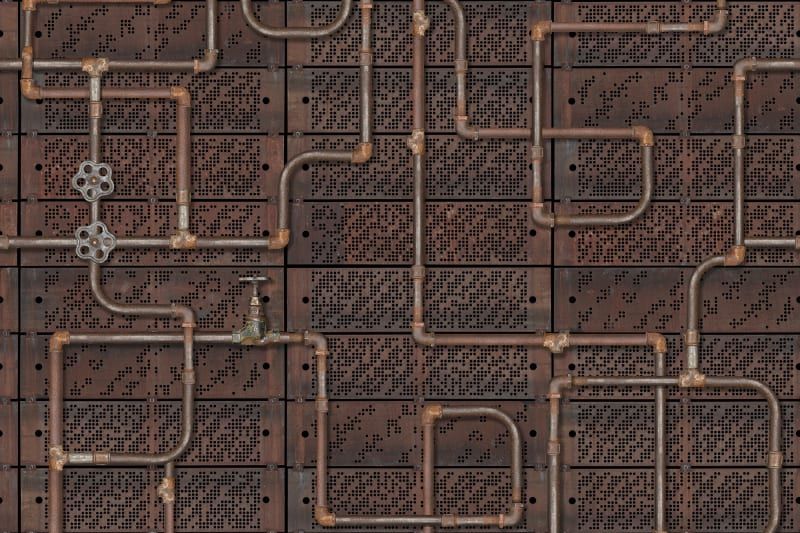 Fototapeta Pipework Oxidation Rebel Walls (3)