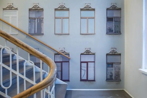 Fototapeta Window Row Rebel Walls R15871