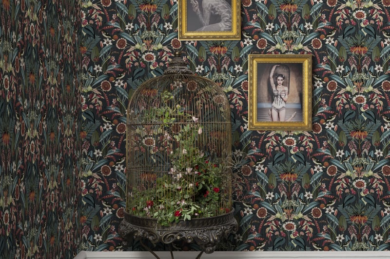 Tapeta Arlon Teal Rebel Walls (1)