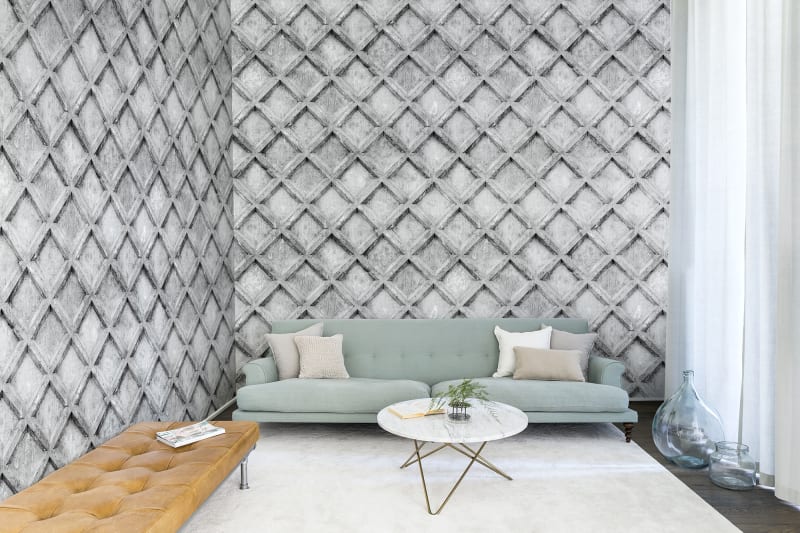 Fototapeta Concrete Trellis Grey Rebel Walls (4)