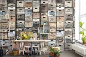 Fototapeta Industriel Urban Farm L.A. vintage Rebel Walls R12902