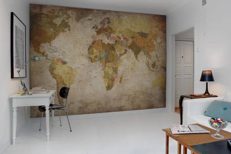 Fototapeta World Map Rebel Walls (2)