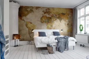Fototapeta World Map Rebel Walls R10771