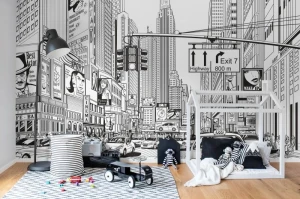Fototapeta Cartoon City Rebel Walls R10621