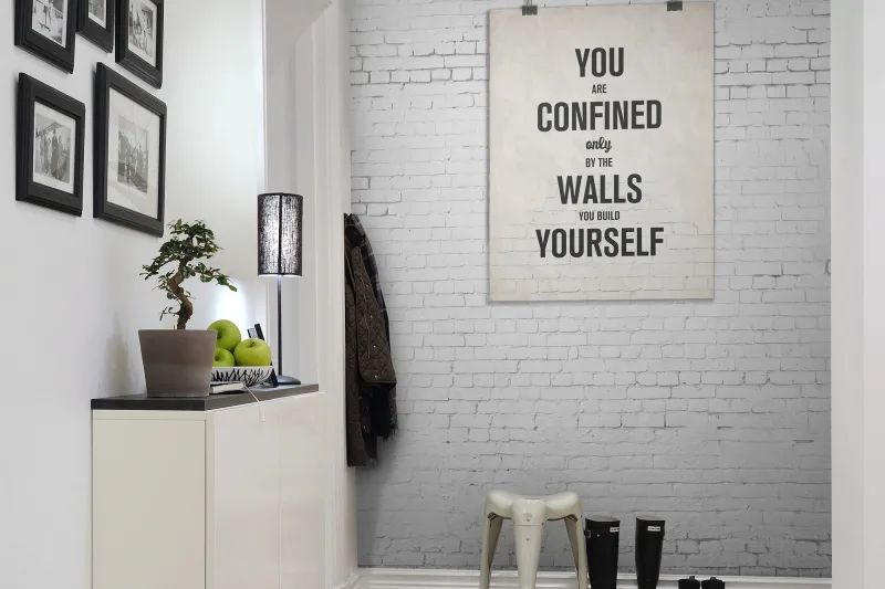 Fototapeta Poster brick wall Rebel Walls (2)