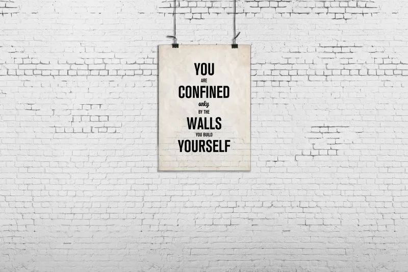 Fototapeta Poster brick wall Rebel Walls (1)