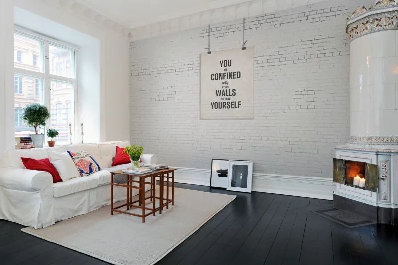 Fototapeta Poster brick wall Rebel Walls (4)