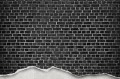 Fototapeta Well-Worn Brick Wall black Rebel Walls R12222 2