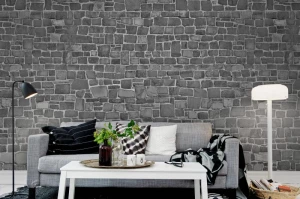 Fototapeta Stonewall black Rebel Walls R10872
