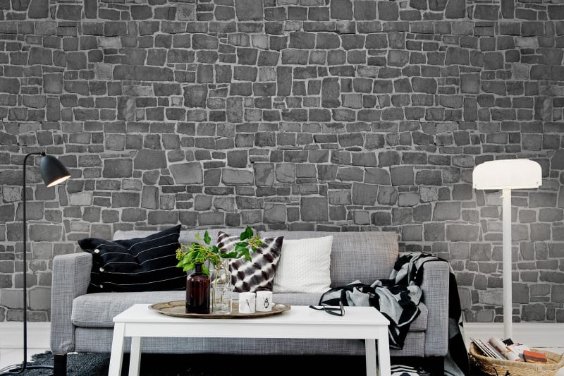 Fototapeta Stonewall black Rebel Walls (2)