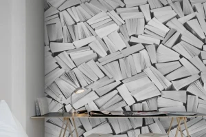 Fototapeta Books white Rebel Walls R11513