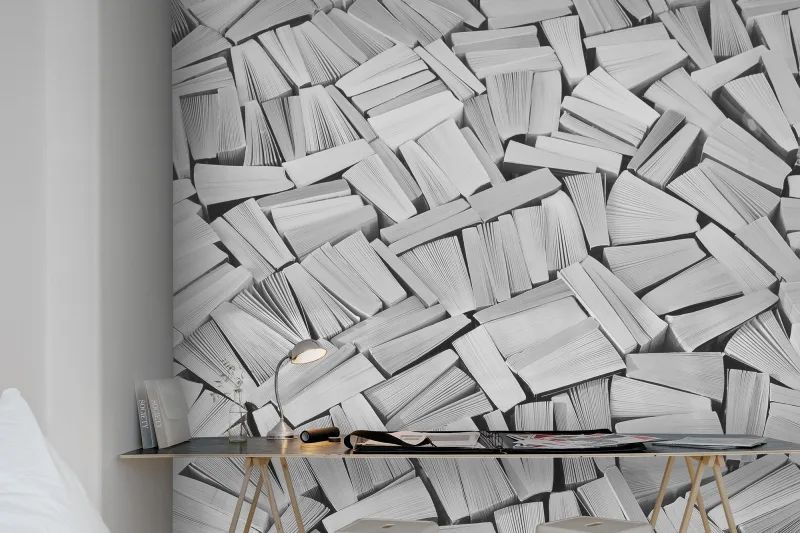 Fototapeta Books white Rebel Walls (1)