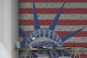 Fototapeta Bricks of Liberty Rebel Walls R12251