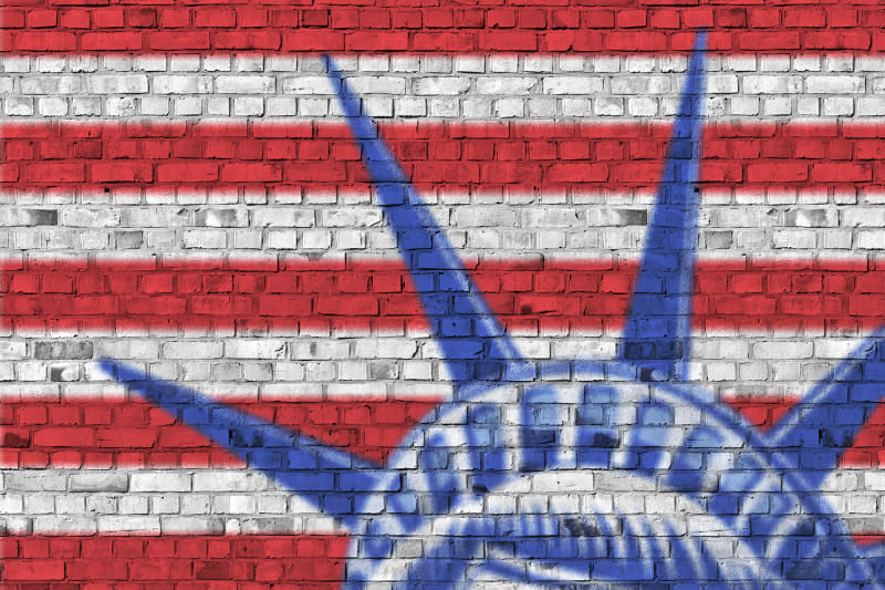Fototapeta Bricks of Liberty Rebel Walls (2)