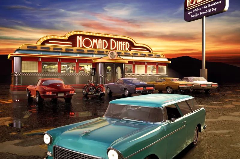 Fototapeta Nomad Diner Rebel Walls (2)