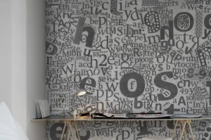 Fototapeta Newspaper Letters Rebel Walls R12161