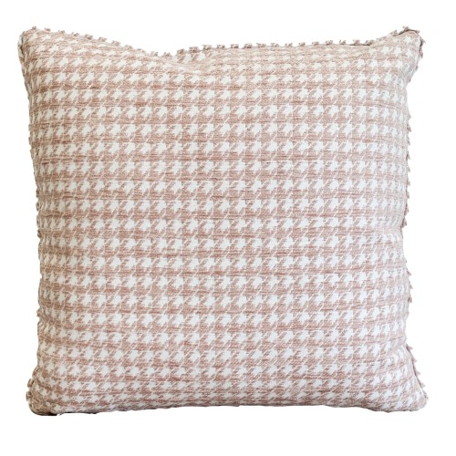 Poduszka Pepi 40x40 cm pepitka różowa Galahad 1541 z ekspozycji