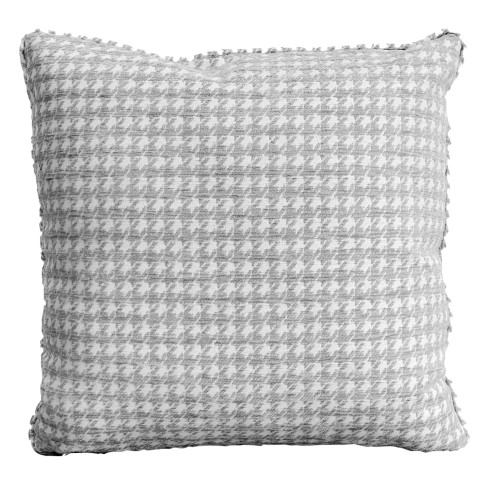 Poduszka Pepi 40x40 cm pepitka szara Galahad 1542 z ekspozycji